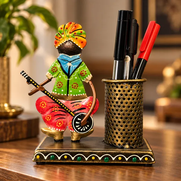 Multicolor_Metal_Pen_Stand_For_Office,_Study_Table