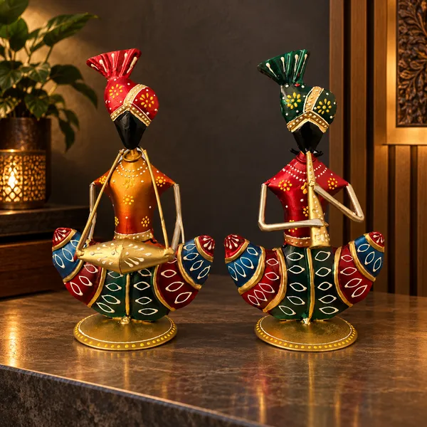 Multicolor_Metal_Figurine_Set_For_Home_Decor