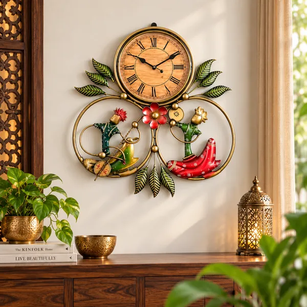 Multicolor_Metal_Wall_Clock_For_Home,_Office