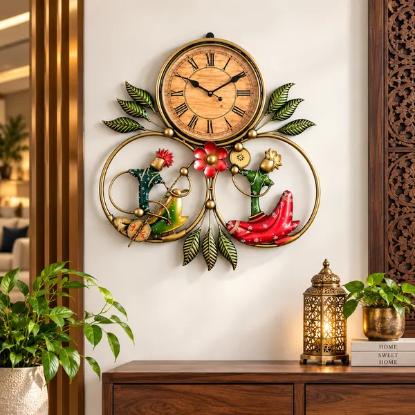 Multicolor_Metal_Wall_Clock_For_Home,_Office
