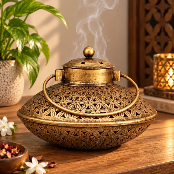 Gold_Metal_Incense_Burner_For_Pooja,_Home_Decor
