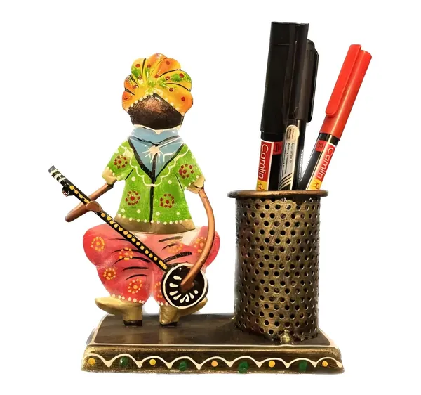 Multicolor_Metal_Pen_Stand_For_Office,_Study_Table