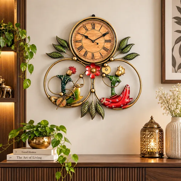 Multicolor_Metal_Wall_Clock_For_Home,_Office