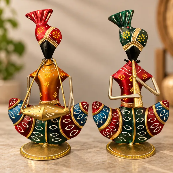 Multicolor_Metal_Figurine_Set_For_Home_Decor
