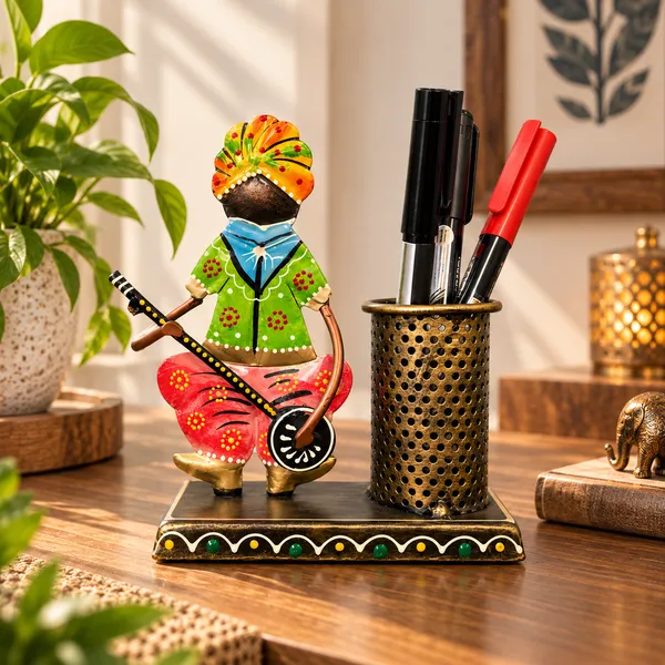 Multicolor_Metal_Pen_Stand_For_Office,_Study_Table