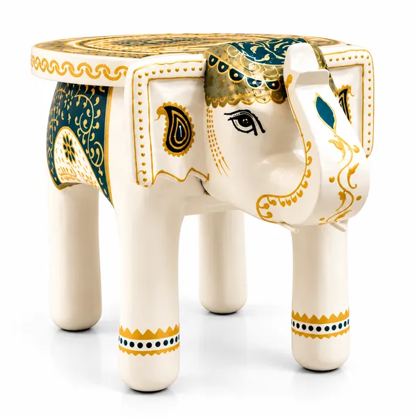 Hand-Painted_Elephant_Kids_Stool