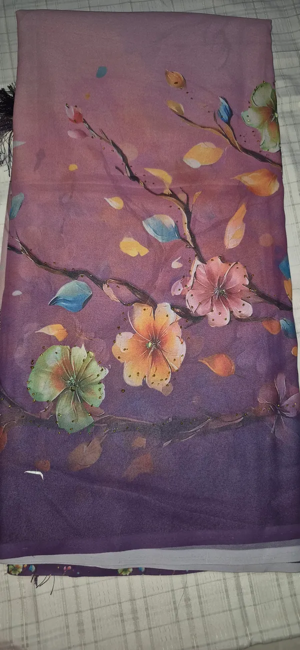 Purple_Crepe__Saree_Daily_Wear_For_Women