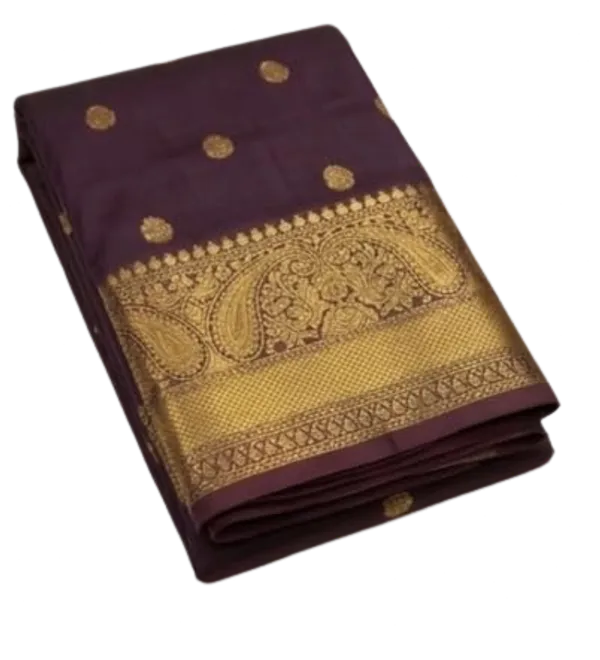 Maroon_Semi_Katan_Soft_Silk_Saree_Daily_Wear_For_Women