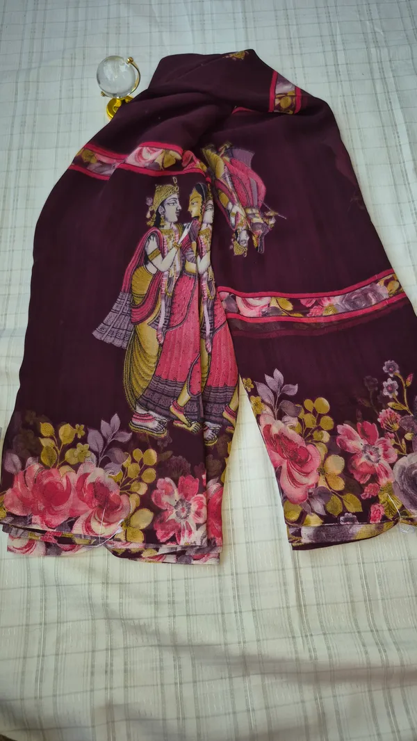 Black_Georgette_Saree_Daily_Wear_For_Women