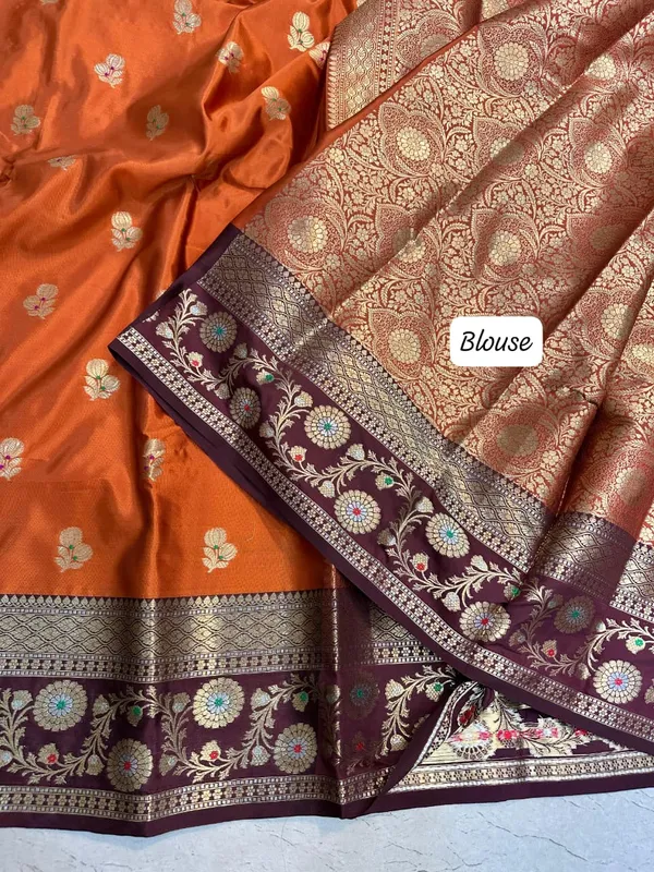 Orange_Semi_Katan_Soft_Silk_Saree_Daily_Wear_For_Women