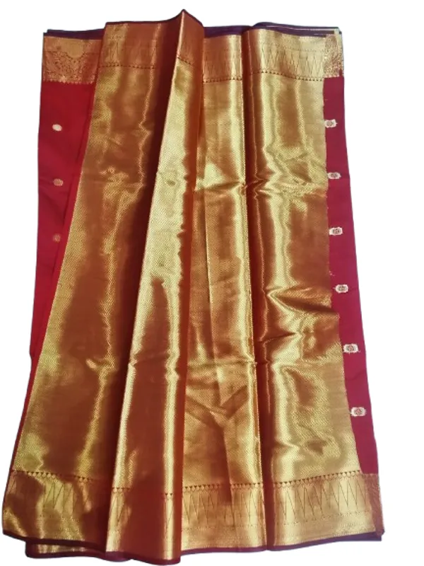 Red_Semi_Katan_Soft_Silk_Saree_Daily_Wear_For_Women