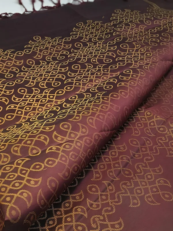 Coffee_Maroon_And_Gold_Semi_Chennai_Soft_Silk_Saree_Daily_Wear_For_Women