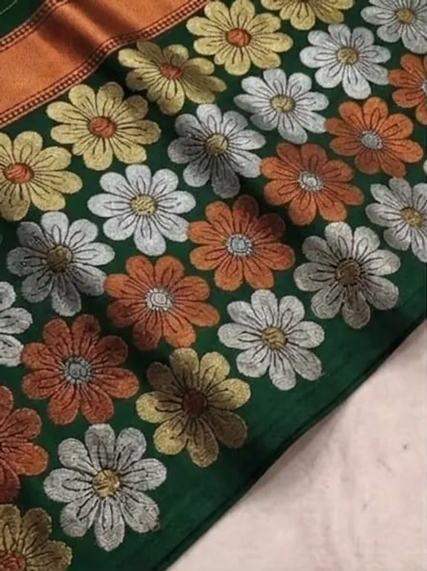 Mangalagiri__Kanchi_Gold_Border__Kalamkari_Hand_printed__Pure_Handloom