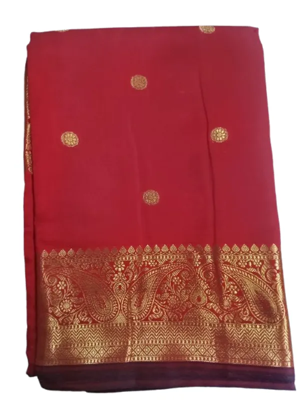 Red_Semi_Katan_Soft_Silk_Saree_Daily_Wear_For_Women