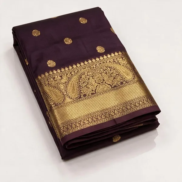 Maroon_Semi_Katan_Soft_Silk_Saree_Daily_Wear_For_Women