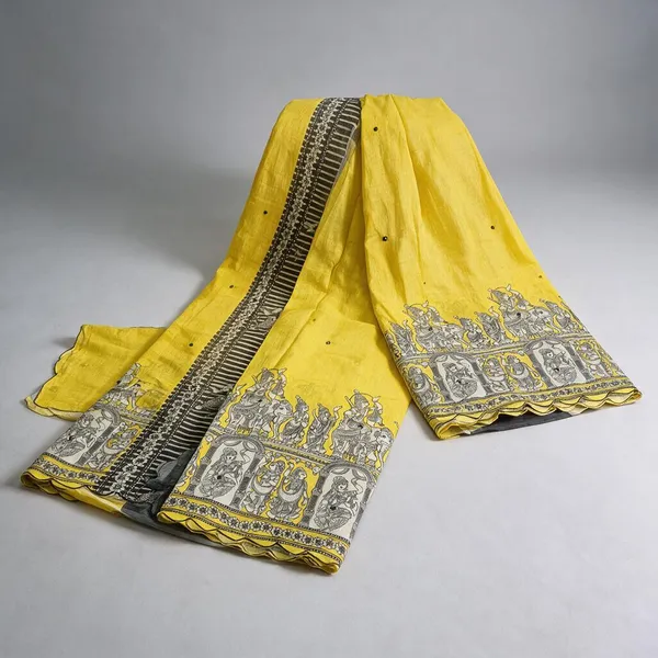 Multicolor_Lenin_Cotton_Saree_Saree_Daily_Wear_For_Women