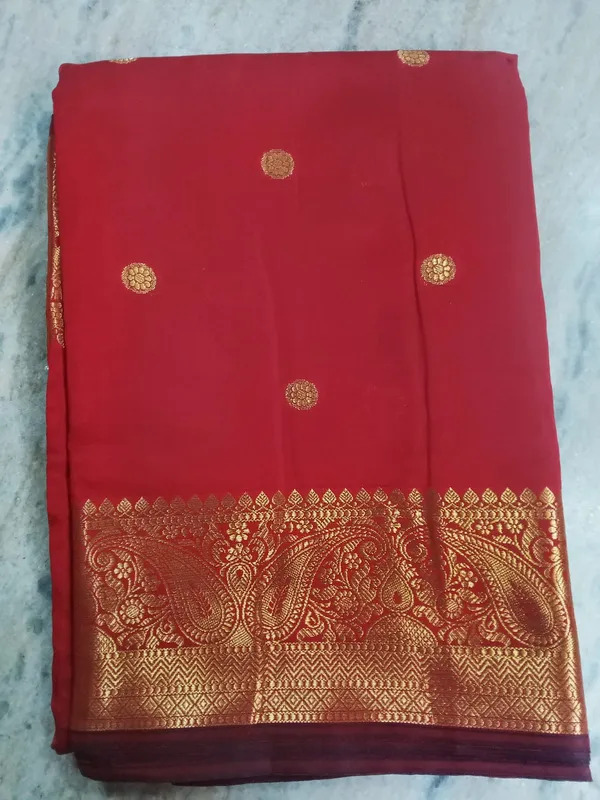 Red_Semi_Katan_Soft_Silk_Saree_Daily_Wear_For_Women