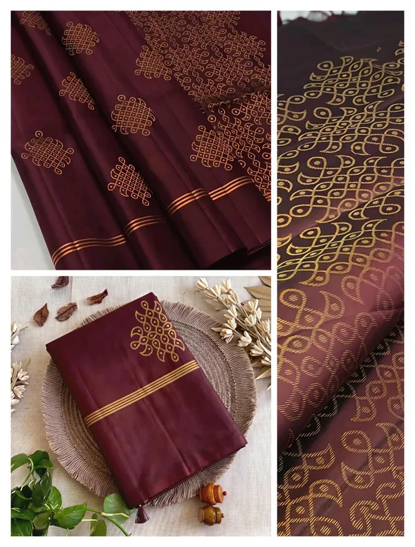 Coffee_Maroon_And_Gold_Semi_Chennai_Soft_Silk_Saree_Daily_Wear_For_Women