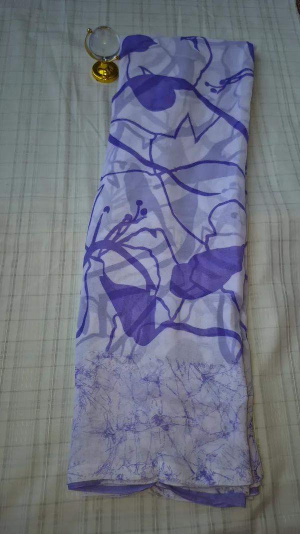 Lavender_Georgette_Saree_Daily_Wear_For_Women