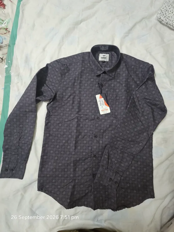Charcoal_Grey_Cotton_Printed_Shirt_For_Men
