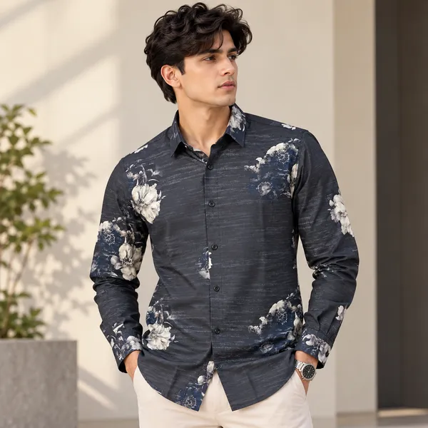 Navy_Blue_Floral_Viscose_Printed_Shirt_For_Men