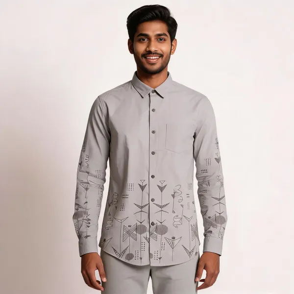 Grey_Print_Cotton_Printed_Shirt_For_Men