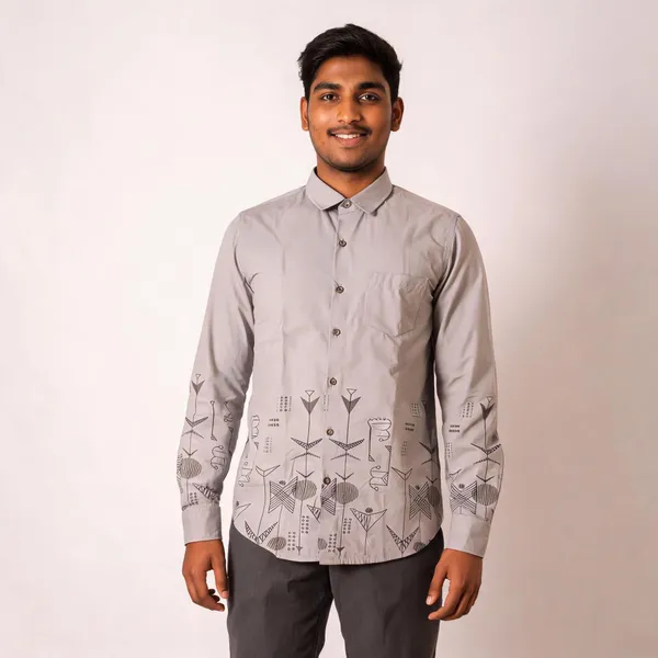 Grey_Print_Cotton_Printed_Shirt_For_Men