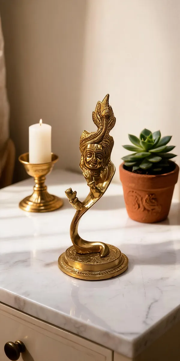 Golden_Tone_Krishna_Decorative_Idol