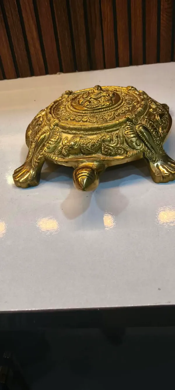 Gold_Finish_Ornate_Turtle_Decorative_Showpiece