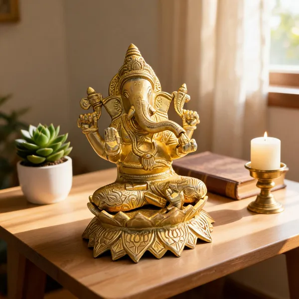 Gold-Tone_Traditional_Ganesha_Idol