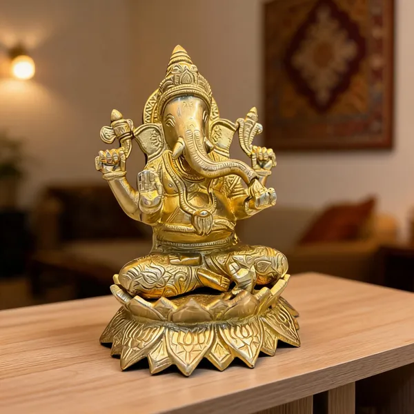 Gold-Tone_Traditional_Ganesha_Idol