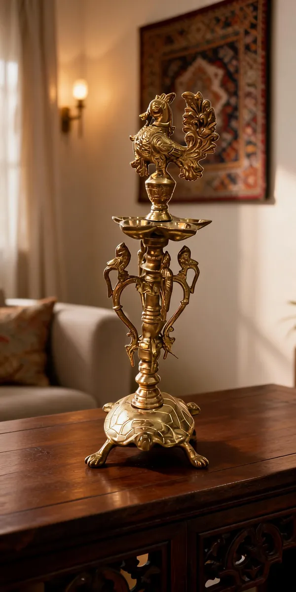 Brass_Traditional_Peacock_Design_Oil_Lamp
