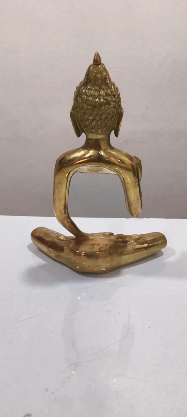 Gold_Tone_Meditating_Buddha_Statue