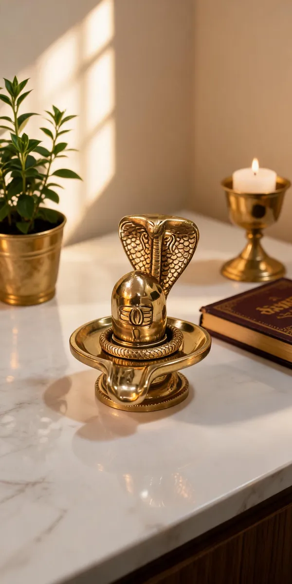 Brass_Religious_Cobra_Shivling_Idol