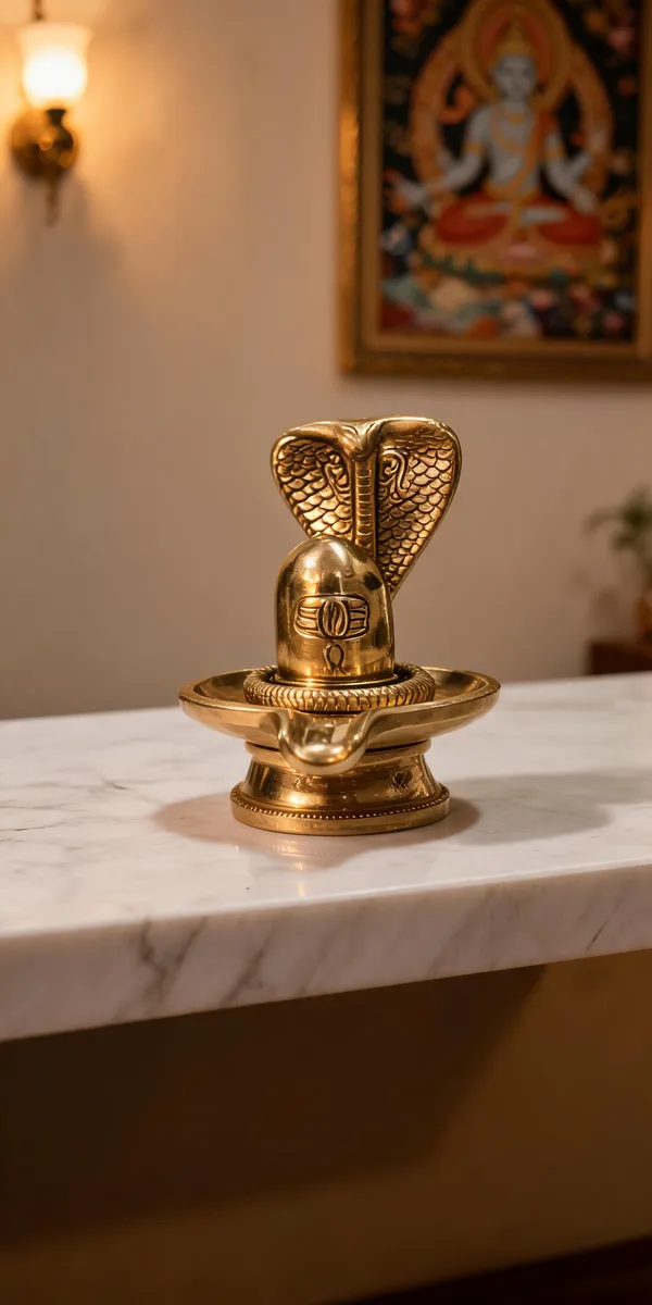 Brass_Religious_Cobra_Shivling_Idol