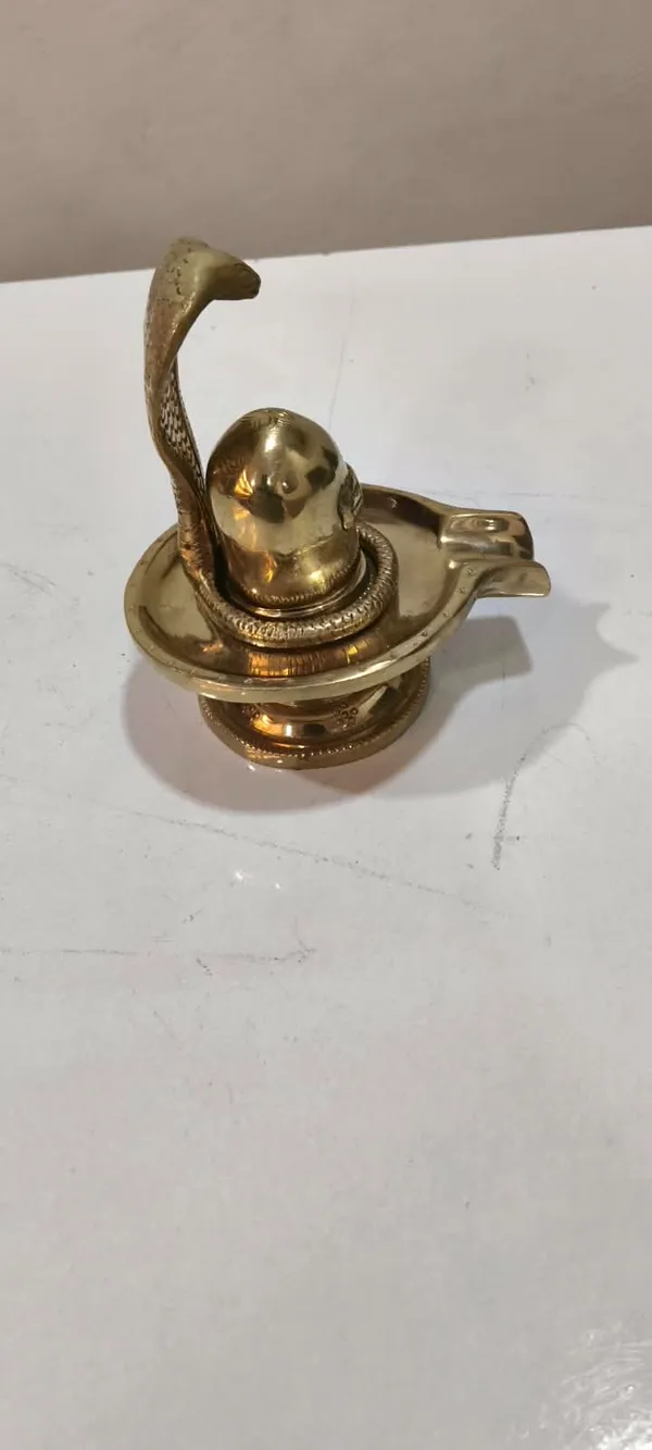 Brass_Religious_Cobra_Shivling_Idol