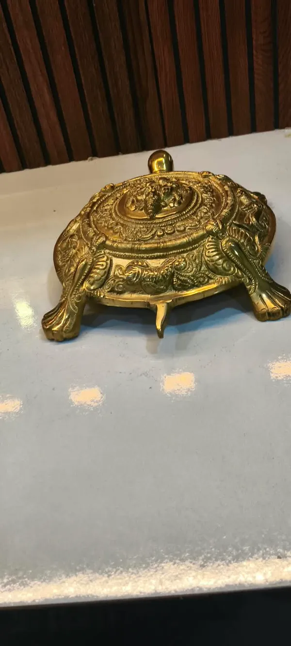 Gold_Finish_Ornate_Turtle_Decorative_Showpiece