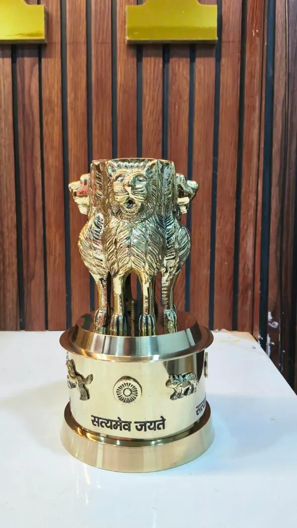 Metallic_Ashoka_Lion_Capital_Decorative_Showpiece