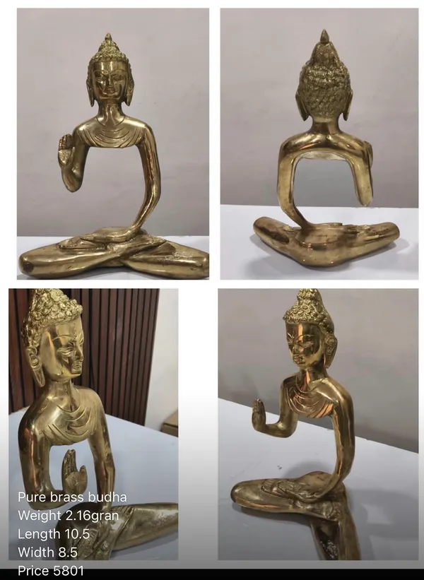 Gold_Tone_Meditating_Buddha_Statue
