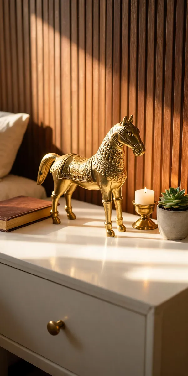 Gold_Finish_Decorative_Horse_Figurine