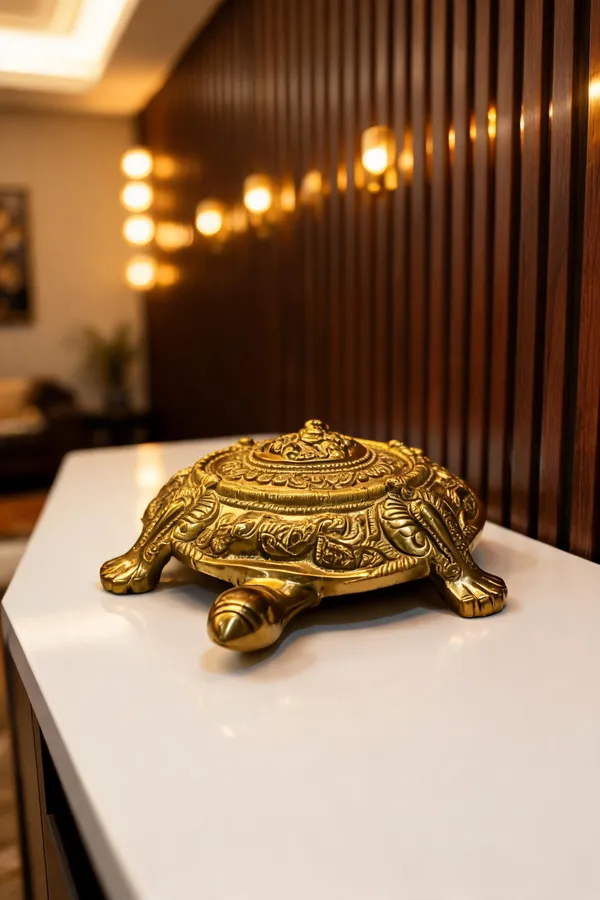 Gold_Finish_Ornate_Turtle_Decorative_Showpiece