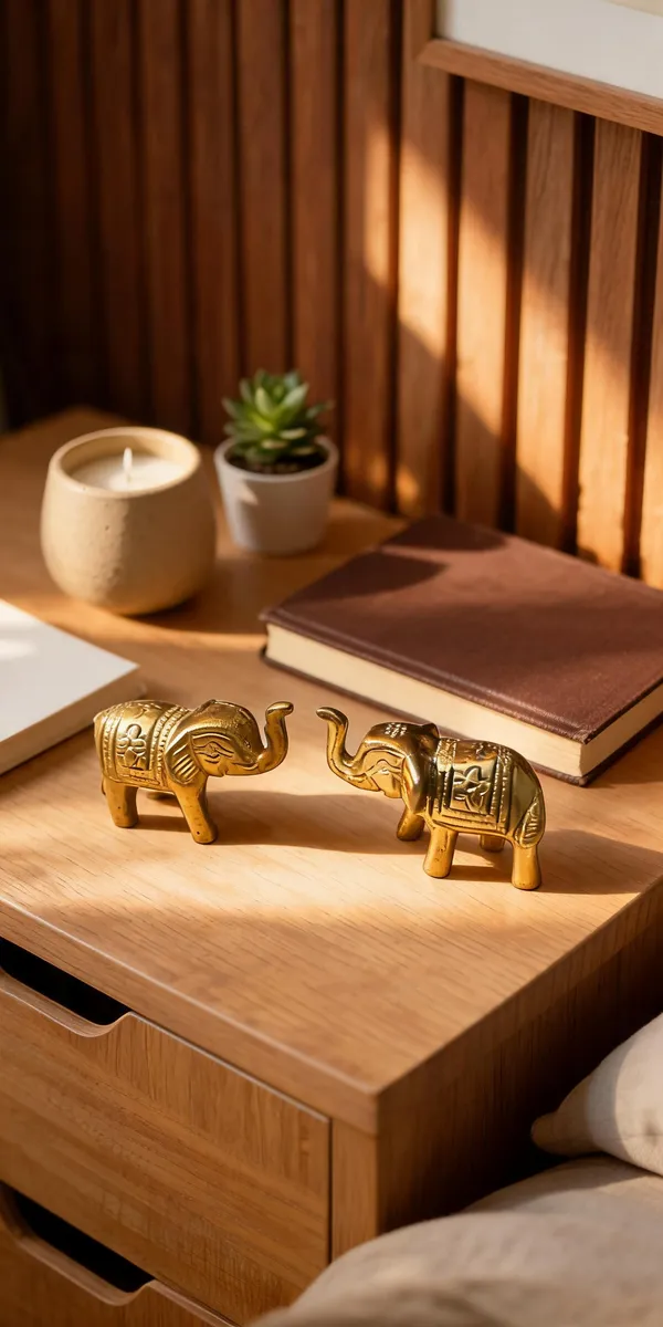 Gold_Tone_Traditional_Elephant_Figurine_Set