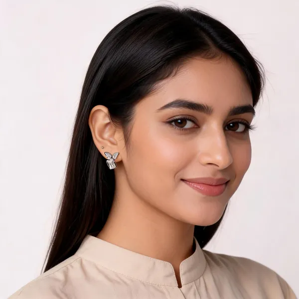 925_Silver_Stud_Earrings_For_Women