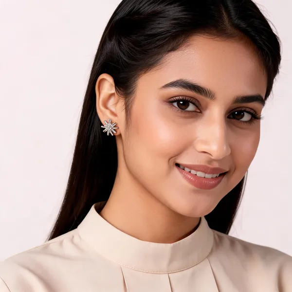 925_Silver_Stud_Earrings_For_Women