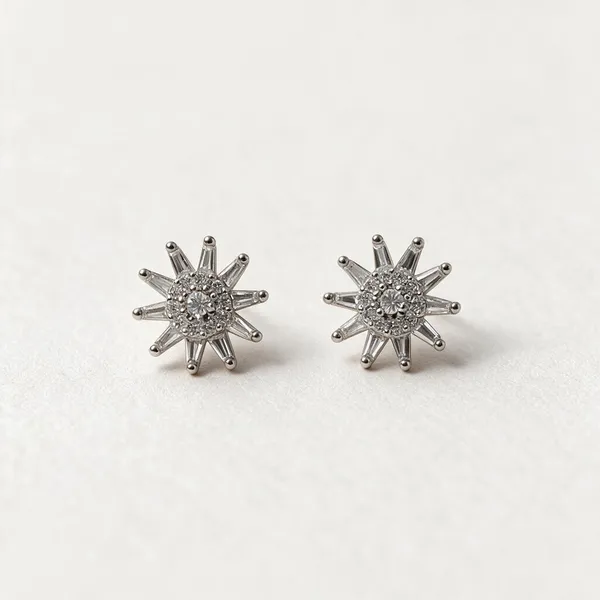 925_Silver_Stud_Earrings_For_Women