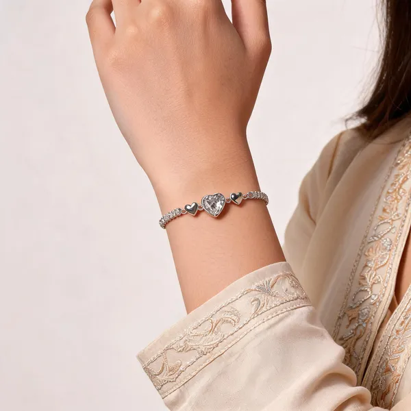 925_Silver_Charm_Bracelet_For_Women
