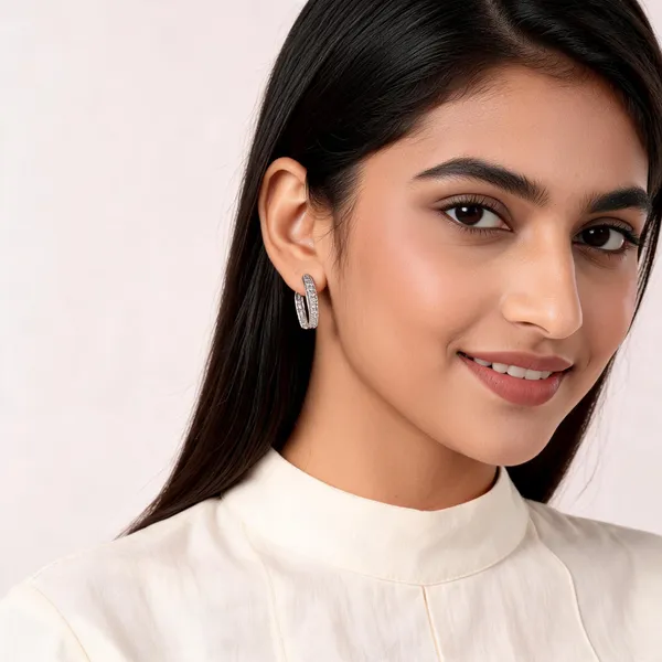 925_Silver_Hoop_Earrings_For_Women