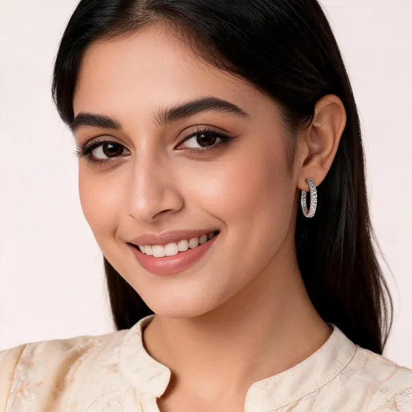 925_Silver_Hoop_Earrings_For_Women