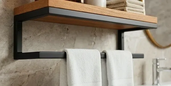 Wall_Mounted_Floating_Shelf_With_Towel_Bar