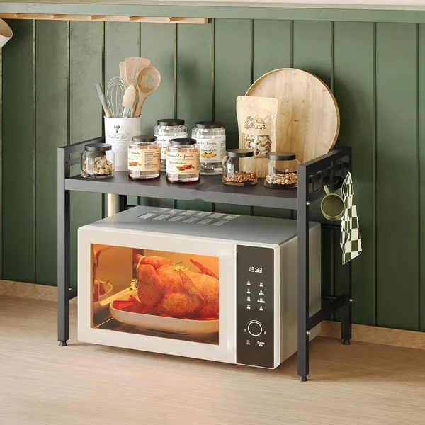 Metal_Modern_Kitchen_Microwave_Rack